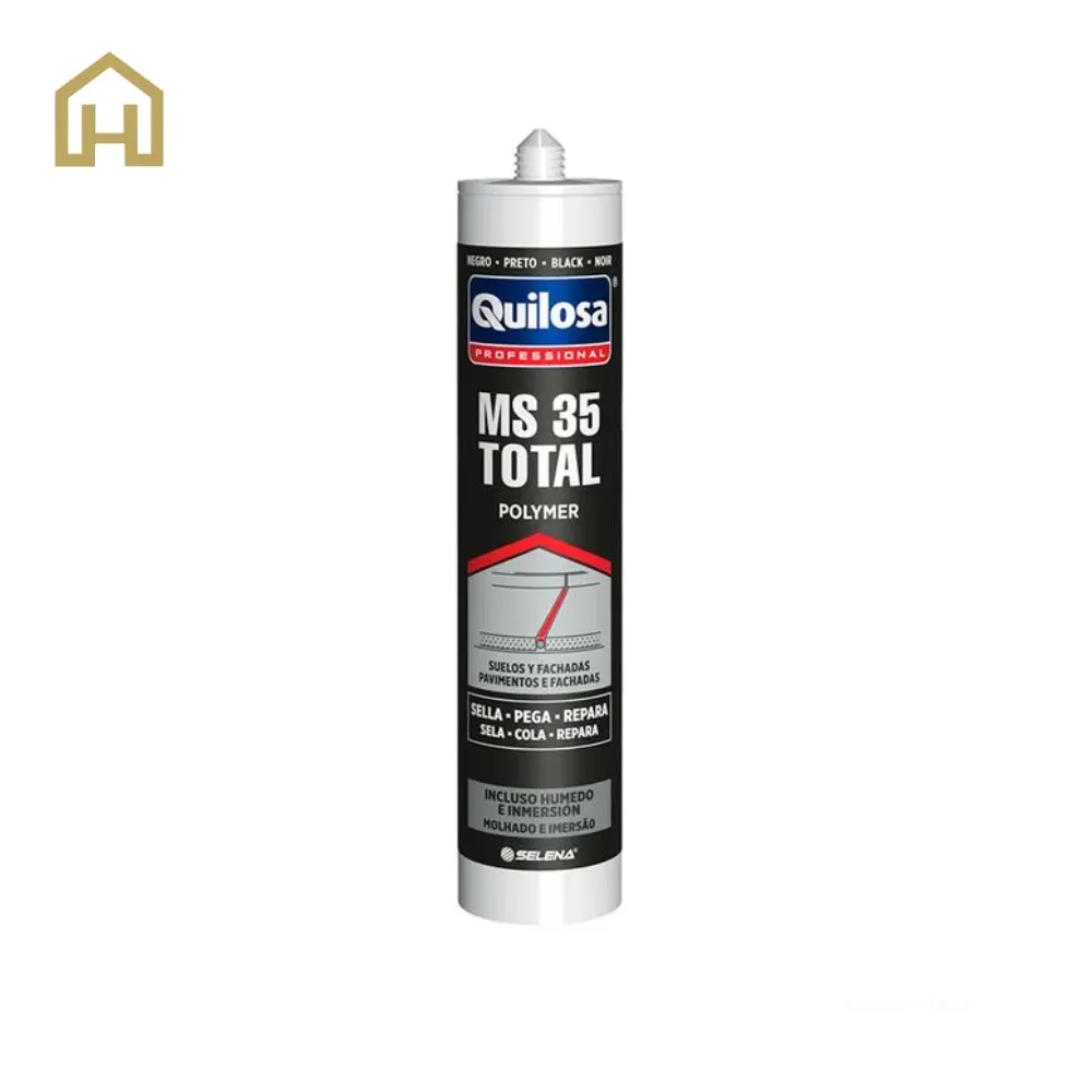 [HEM-QUI-MS35-NE-0.3L] Adhesivo Sellador Hibrido Sintex MS-35 /Tubo/300ml/Negro  (QU10043797)