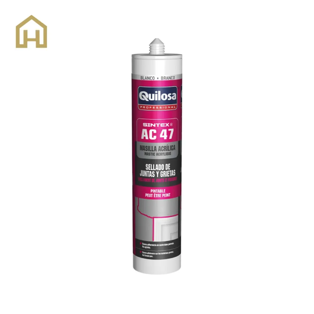 [HEM-QUI-SELL-CAJA12] SELLADOR ACRÍLICO SINTEX AC-47 TUBO 300ML BLANCO