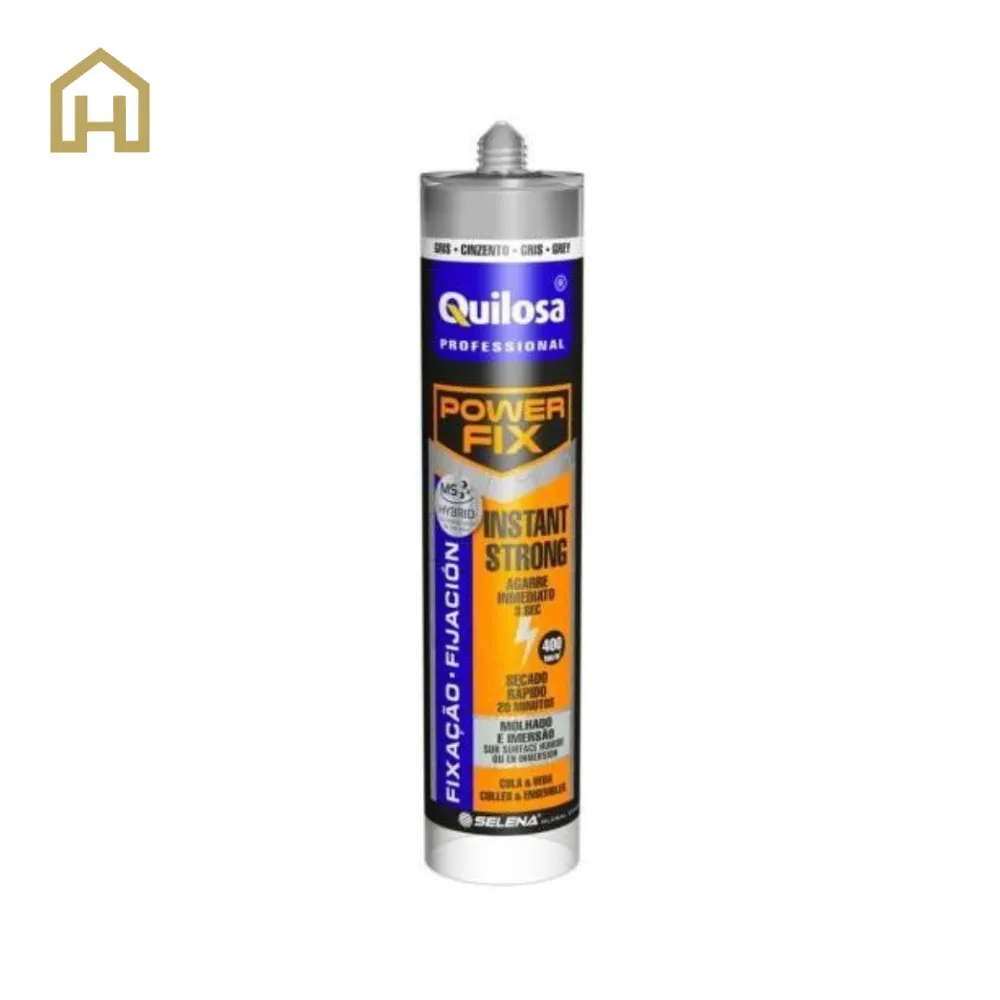 [HEM-QUI-ADHE-CAJAAdhe12GR] ADHESIVO DE MONTAJE POWER FIX INSTANT STRONG 280ML GRIS