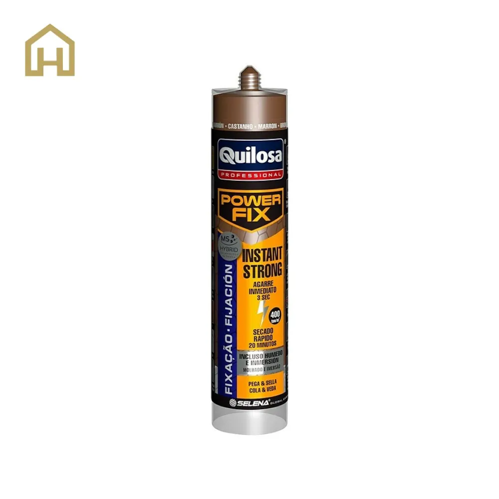 [HEM-QUI-ADHE-CAJAAdhe6MA] ADHESIVO DE MONTAJE POWER FIX INSTANT STRONG 280ML MARRÓN