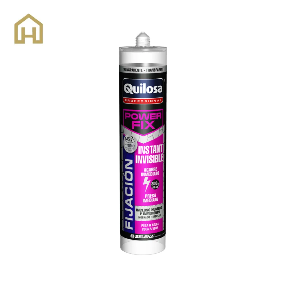 [HEM-QUI-ADHE-CAJAAdhe12IN] ADHESIVO DE MONTAJE POWER FIX INSTANT STRONG 280ML INVISIBLE