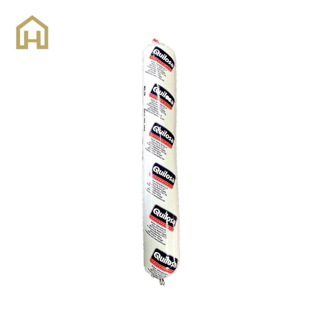 [HEM-QUI-SU.FA-GR-0.6L] SELLADOR DE JUNTAS POLIURETANO SUELOS Y FACHADAS PU CONSTRUCCIÓN SALCHICHA 600ml GRIS