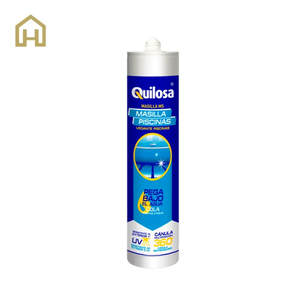 [HEM-QUI-ADHE-CAJAAdhe12AZ] ADHESIVO SELLADOR PARA PISCINAS - TUBO 280ml - AZUL